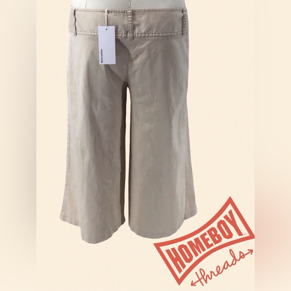 No Boundaries Stretch Pants - Seashell and Green